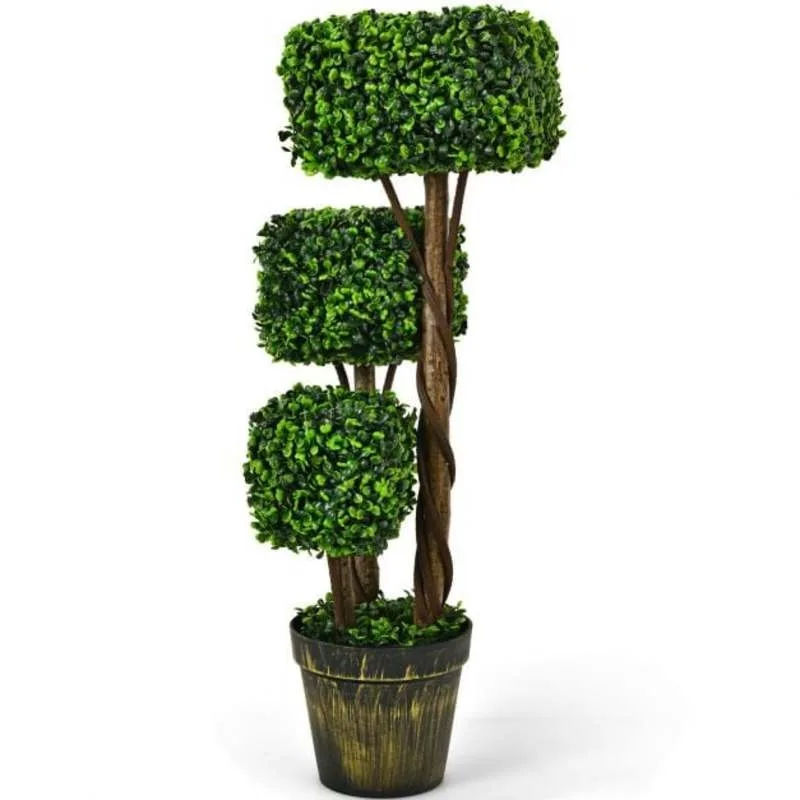 36 Inch Artificial Boxwood Topiary UV Protected Indoor Outdoor Tree
36 Inch Artificial Boxwood Topiary UV Protected Indoor Outdoor Tree