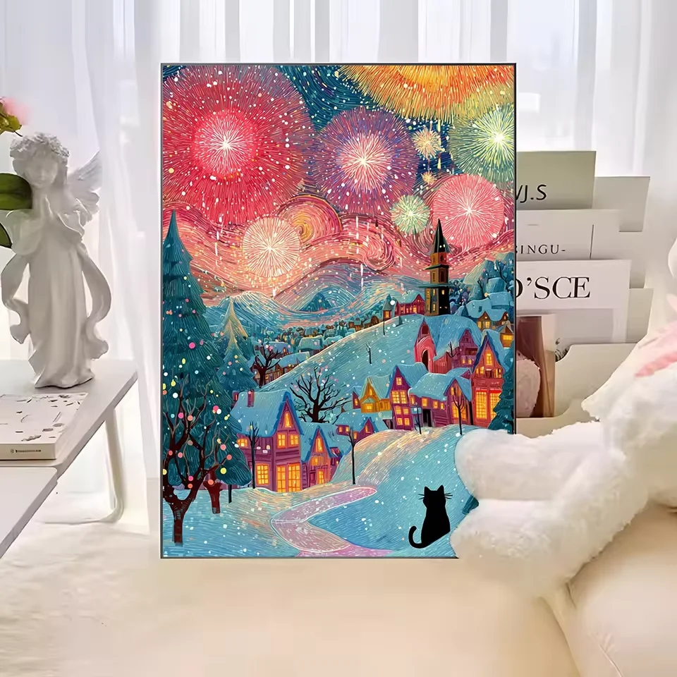 Jigsaw Puzzles Black Cat and Scenery DIY Challenging Family Activity Games for Gameroom Bedroom Livingroom Gifts For Adults
Jigsaw Puzzles Black Cat and Scenery DIY Challenging Family Activity Games for Gameroom Bedroom Livingroom Gifts For Adults