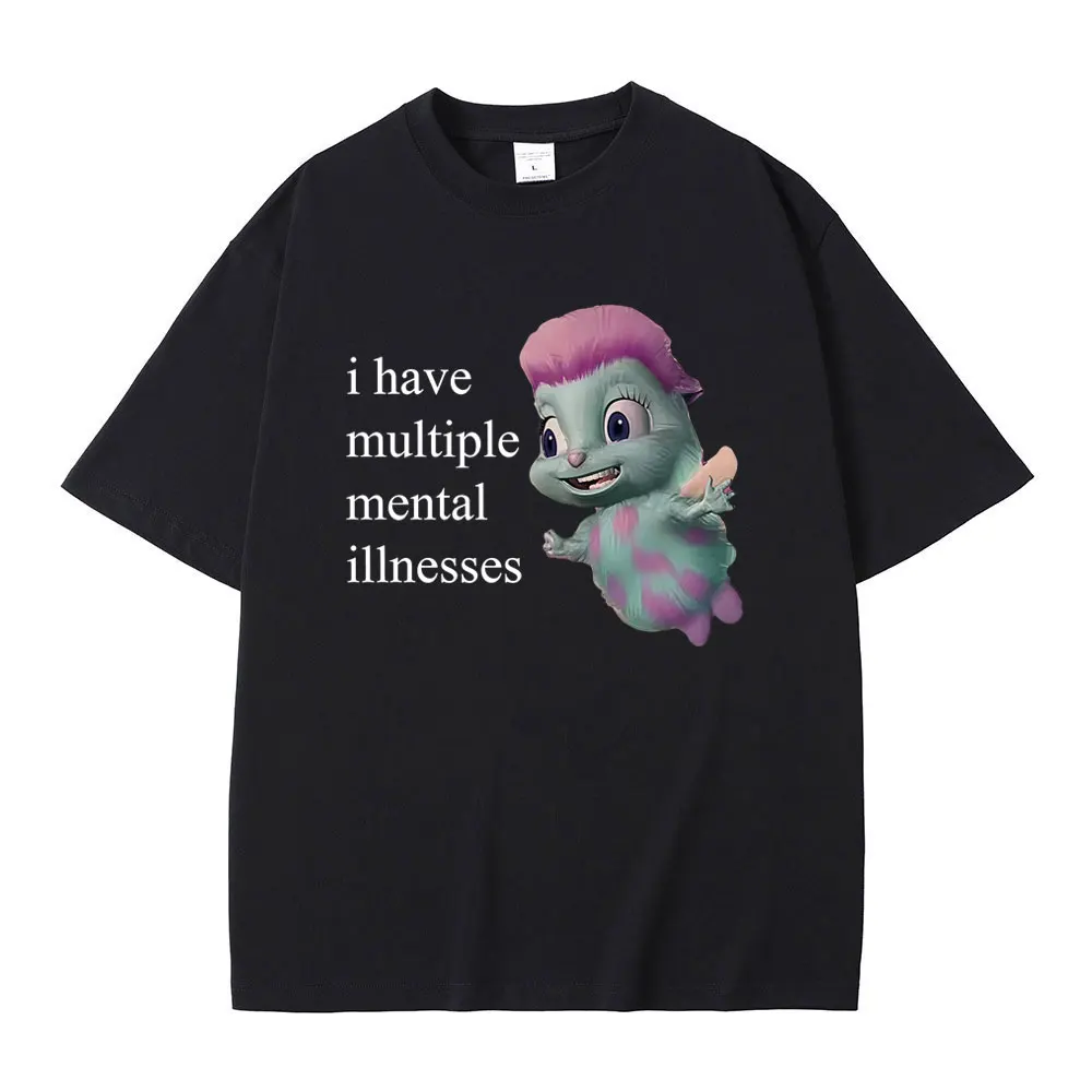 Funny Bibble I Have Multiple Mental Illnesses T Shirts Men Women Casual Humor Short Sleeve T-shirt Men's Pure Cotton T-shirts
Funny Bibble I Have Multiple Mental Illnesses T Shirts Men Women Casual Humor Short Sleeve T-shirt Men's Pure Cotton T-shirts