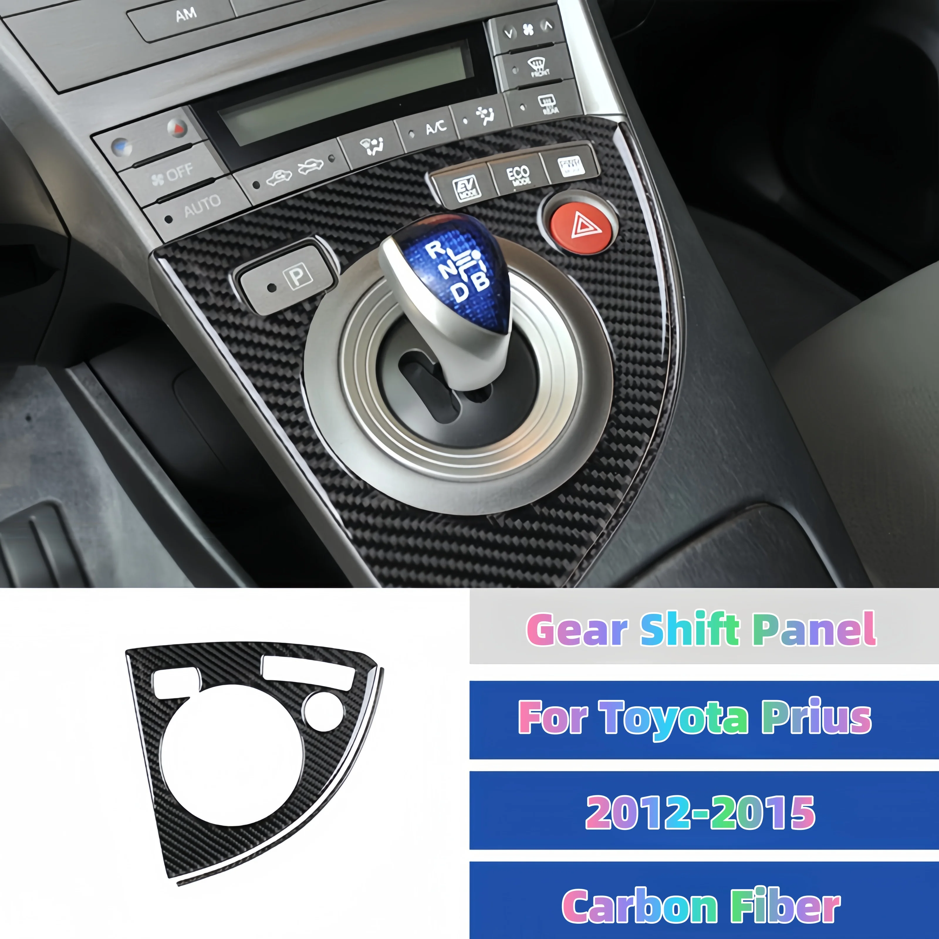 For Toyota Prius 2012-2015 Carbon Fiber Interior Car Central Control Gear Shift Panel Trim Cover Decoration Sticker Accessories
For Toyota Prius 2012-2015 Carbon Fiber Interior Car Central Control Gear Shift Panel Trim Cover Decoration Sticker Accessories