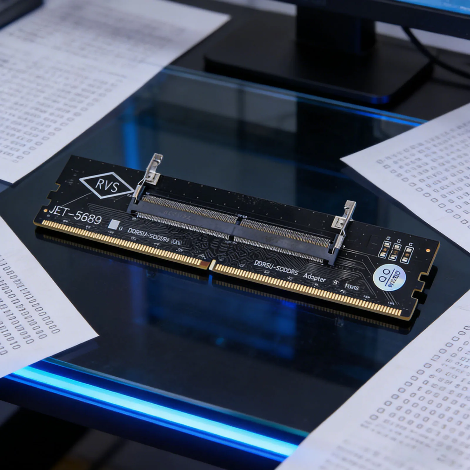 Коннектор для памяти DDR5 для ноутбуков и настольных ПК, многофункциональный адаптер-конвертер для памяти, аксессуары для компьютеров и ПК
Коннектор для памяти DDR5 для ноутбуков и настольных ПК, многофункциональный адаптер-конвертер для памяти, аксессуары для компьютеров и ПК