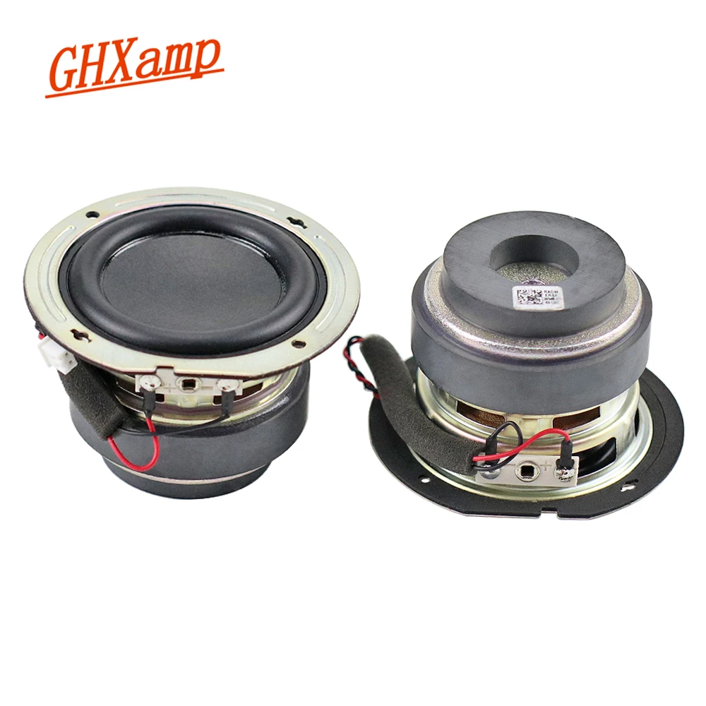 GHXAMP 3 Inch Mid Bass Speaker 4Ohm 15W Large Stroke Dual Magnetic Paper Cone Rubber For Peerless Audio LoudSpeaker 1Pairs
GHXAMP 3 Inch Mid Bass Speaker 4Ohm 15W Large Stroke Dual Magnetic Paper Cone Rubber For Peerless Audio LoudSpeaker 1Pairs