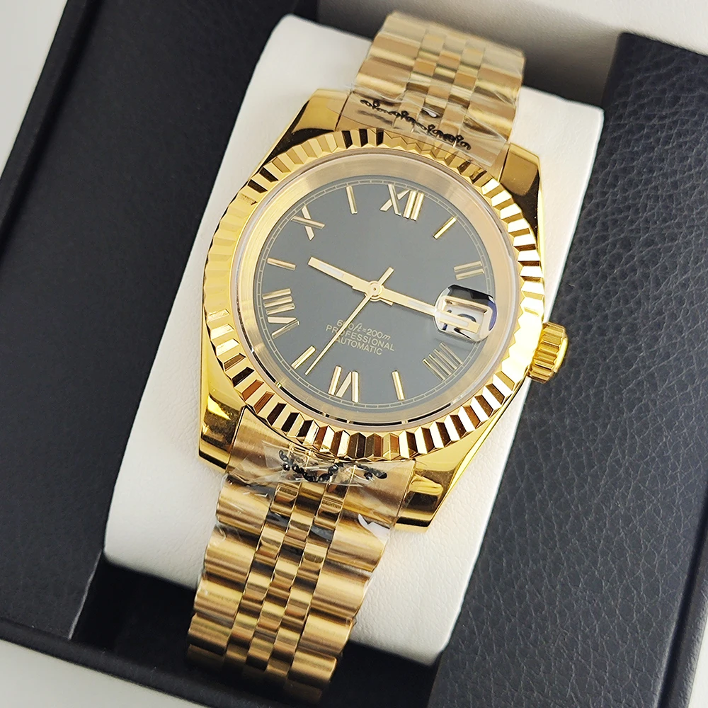 39mm Roman watch, automatic mechanical watch sapphire high-end luxury business magazine men's watch night light waterproof watch
39mm Roman watch, automatic mechanical watch sapphire high-end luxury business magazine men's watch night light waterproof watch