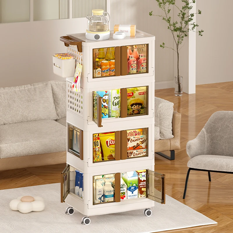 Formwell Foldable Storage Bins, Double Door Open Design, Dust and Waterproof, Trolley Storage with Side Box and Hook, 49cm Width
Formwell Foldable Storage Bins, Double Door Open Design, Dust and Waterproof, Trolley Storage with Side Box and Hook, 49cm Width