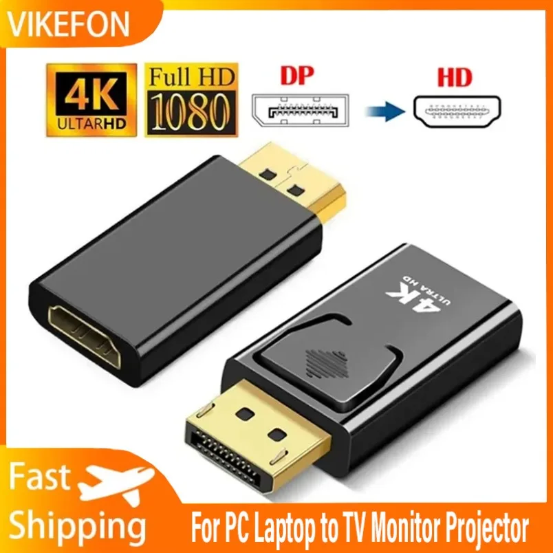 HDMI-Compatible Cable Video Audio Adapter Converter 1080/4K Connector DisplayPort DP To For PC Laptop to TV Monitor Projector
HDMI-Compatible Cable Video Audio Adapter Converter 1080/4K Connector DisplayPort DP To For PC Laptop to TV Monitor Projector