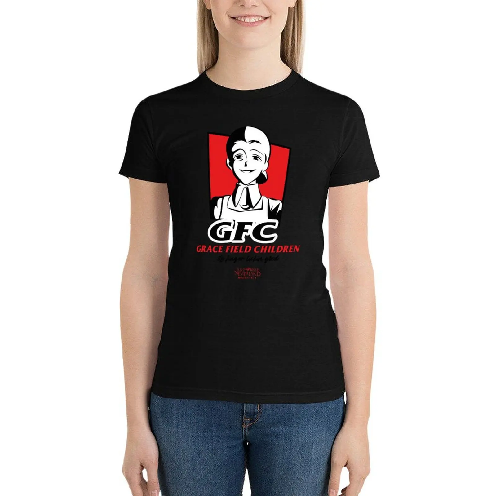 THE PROMISED NEVERLAND: GRACE FIELD CHILDREN T-Shirt korean fashion funny tees Women clothes
THE PROMISED NEVERLAND: GRACE FIELD CHILDREN T-Shirt korean fashion funny tees Women clothes
