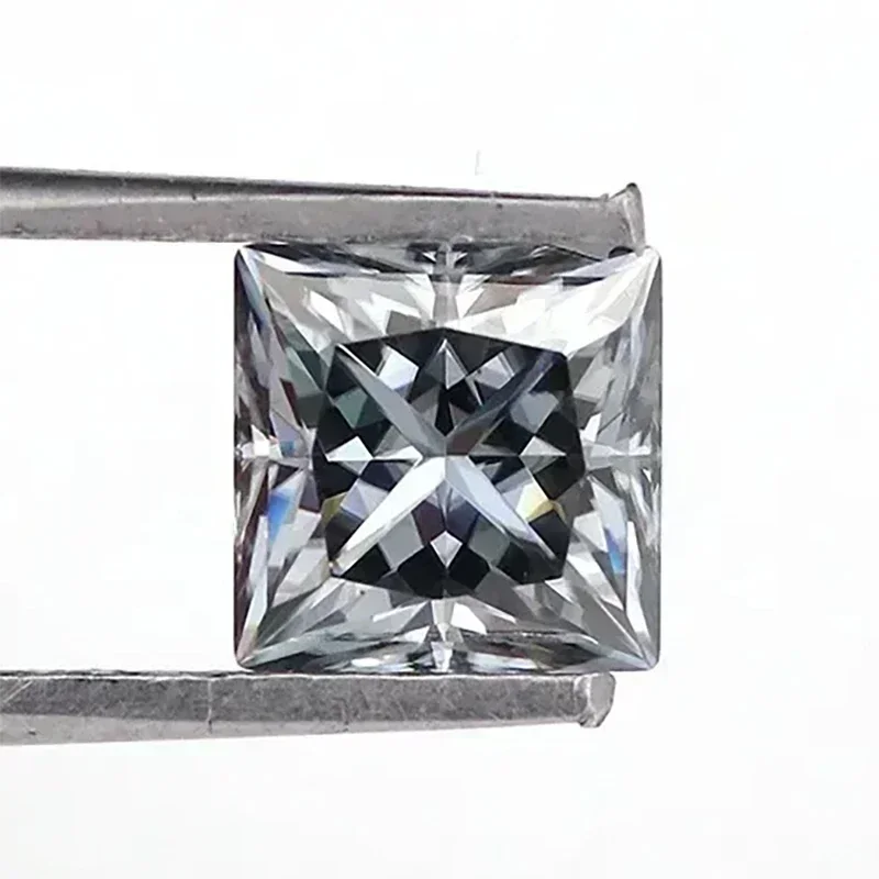 NEW Moissanite Stone Gray Color Princess Cut Gemstone Lab Grown Diamond for Charms DIY Jewelry Making Materials with GRA Certifi
NEW Moissanite Stone Gray Color Princess Cut Gemstone Lab Grown Diamond for Charms DIY Jewelry Making Materials with GRA Certifi