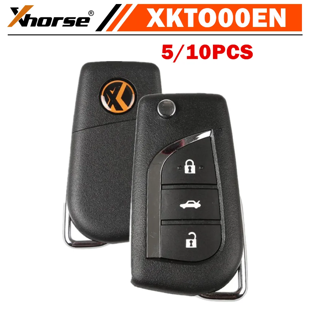 5/10PCS XHORSE XKTO00EN X008 for Toyota Universal Remote Key XKTO00EN 3 Buttons for VVDI Mini Key Tool
5/10PCS XHORSE XKTO00EN X008 for Toyota Universal Remote Key XKTO00EN 3 Buttons for VVDI Mini Key Tool