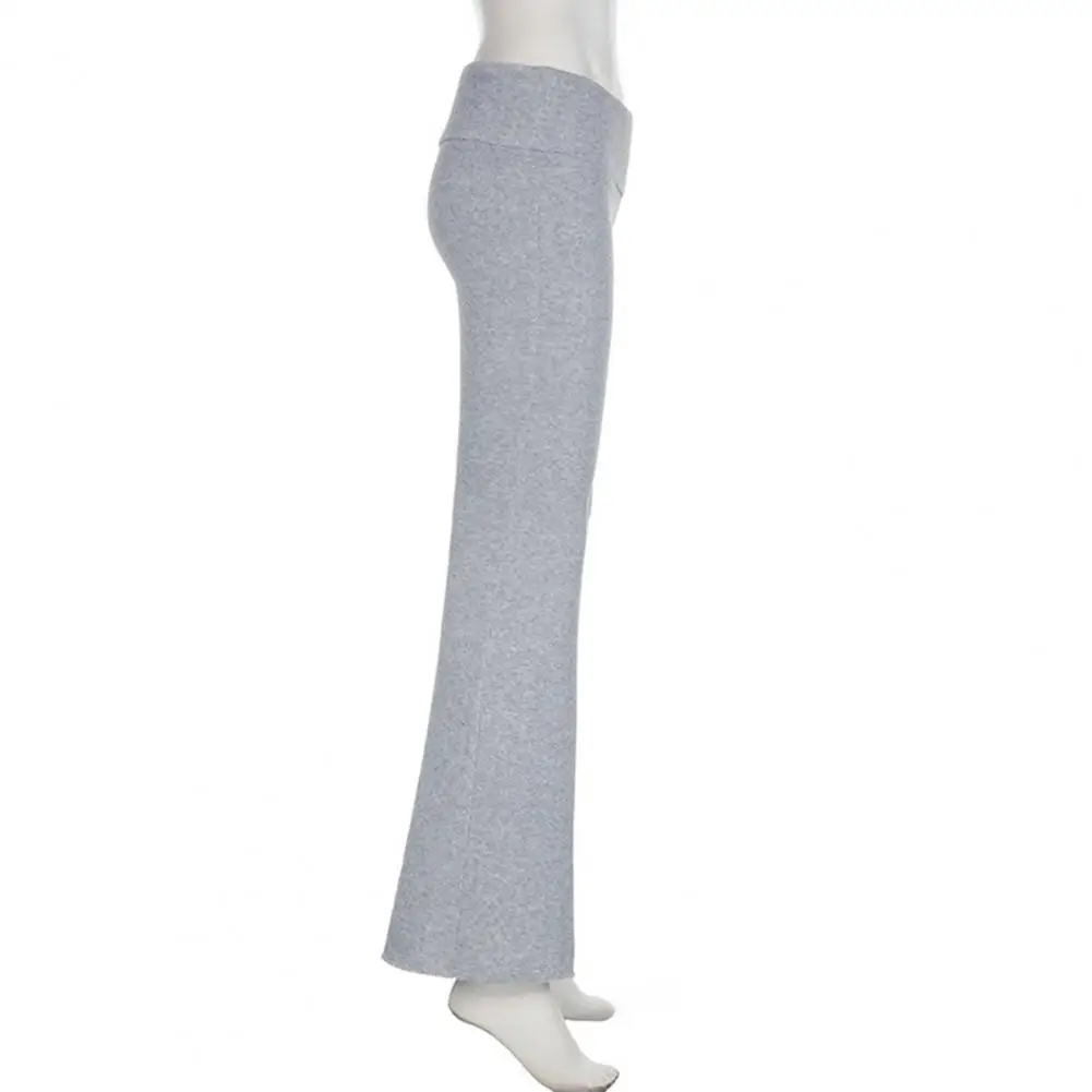 Flared Leg Women Trousers Comfortable Women Pants Elastic High Waist Flared Pants for Women Solid Color Trousers Slim for Wear
Flared Leg Women Trousers Comfortable Women Pants Elastic High Waist Flared Pants for Women Solid Color Trousers Slim for Wear