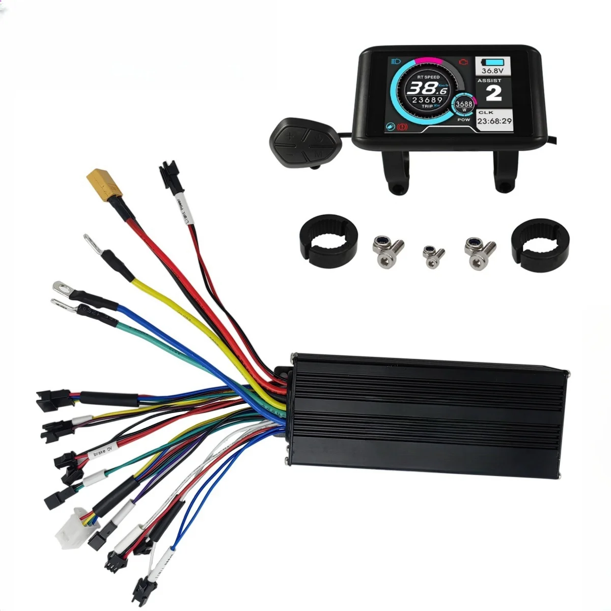36V 48V 52V 750W 30A 3-Mode Sine Wave Ebike Motor and Speed Controller Set with Display
36V 48V 52V 750W 30A 3-Mode Sine Wave Ebike Motor and Speed Controller Set with Display