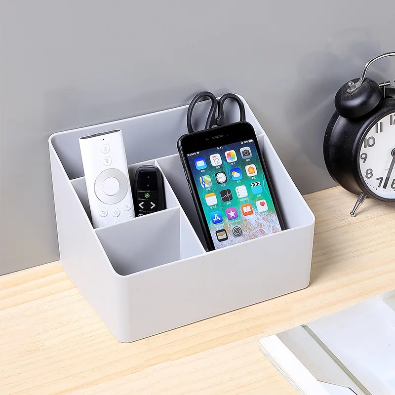 1pc 3/4 Grids Storage Box Remote Control Plastic Office Basket Cosmetics Sorting Box Multi Functional Home Storage Organization
1pc 3/4 Grids Storage Box Remote Control Plastic Office Basket Cosmetics Sorting Box Multi Functional Home Storage Organization