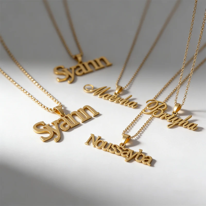 Custom your Name Letter Fashion Necklace for Woman Girls Personalized Stainless Steel Nameplate Necklace Jewelry Mother Day Gift
Custom your Name Letter Fashion Necklace for Woman Girls Personalized Stainless Steel Nameplate Necklace Jewelry Mother Day Gift