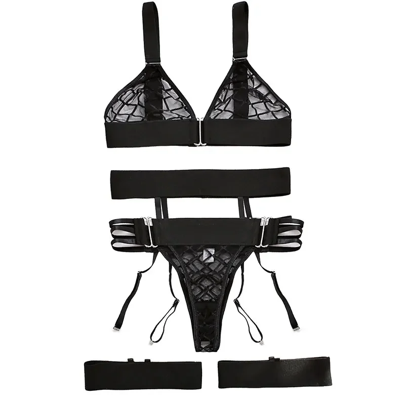 Sexy Transparent Bra And Panty Garters Lingerie Underwear Set Sexy Sling Bra Brassiere Suit Temptation Costumes Women
Sexy Transparent Bra And Panty Garters Lingerie Underwear Set Sexy Sling Bra Brassiere Suit Temptation Costumes Women