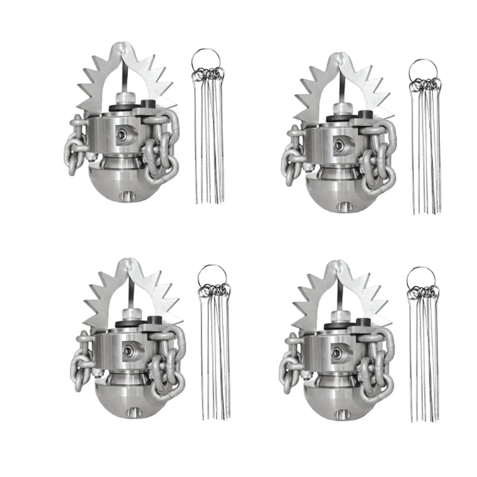 Sewer Jetter Rotating Nozzle Steel Washing Accessories Cleaning Tool for Pressure Washer
Sewer Jetter Rotating Nozzle Steel Washing Accessories Cleaning Tool for Pressure Washer
