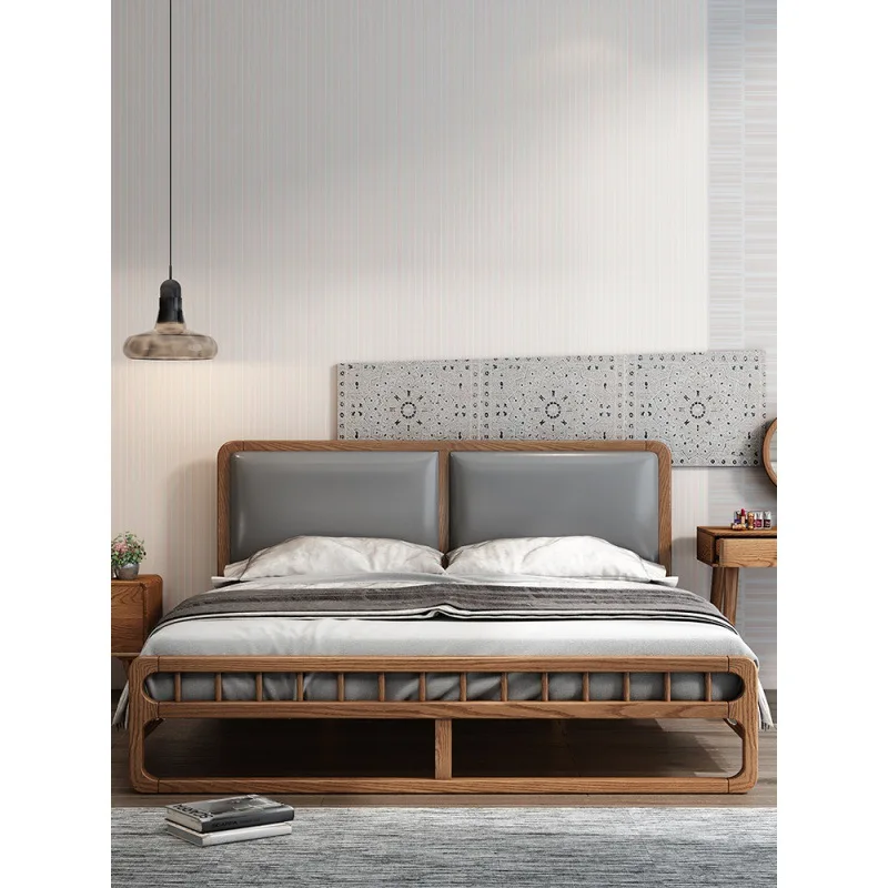 Nordic solid wood simple modern leather 1.8m master soft bag wedding bed 1.5m double new Chinese ash wood
Nordic solid wood simple modern leather 1.8m master soft bag wedding bed 1.5m double new Chinese ash wood