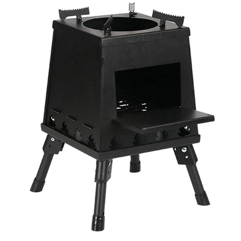 Portable Outdoor Folding Firewood Stove Stove Black Backpack Stove Outdoor Survival Hiking
Portable Outdoor Folding Firewood Stove Stove Black Backpack Stove Outdoor Survival Hiking
