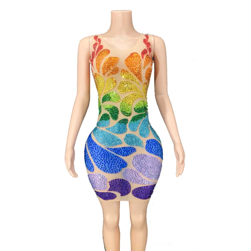 Colorful Sexy Bling Rhinestone Evening Overalls Prom Party Birthday Club Costume Singer Dance Outfit Show Stage Wear New 2022
Colorful Sexy Bling Rhinestone Evening Overalls Prom Party Birthday Club Costume Singer Dance Outfit Show Stage Wear New 2022