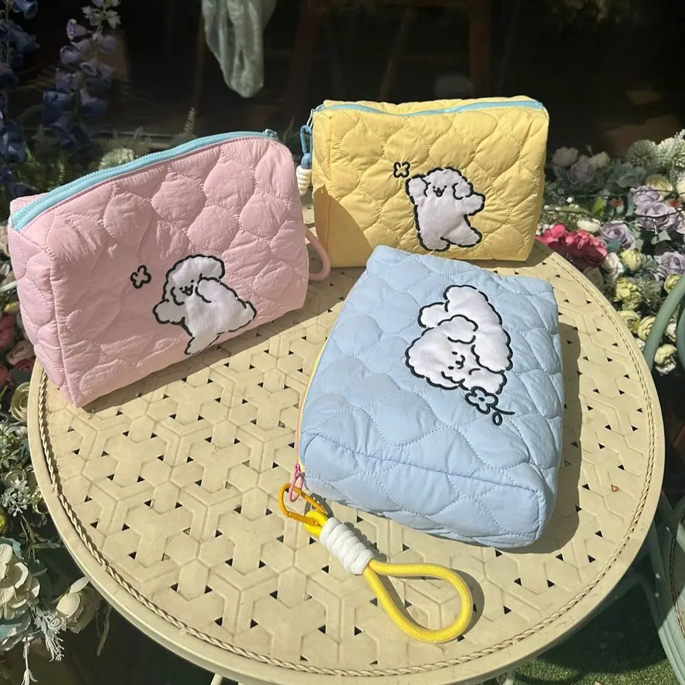 Cute Polyester Fiber Puppy Print Cosmetic Bag Large Capacity Zipper Stationery Bags Storage Bag Women
Cute Polyester Fiber Puppy Print Cosmetic Bag Large Capacity Zipper Stationery Bags Storage Bag Women