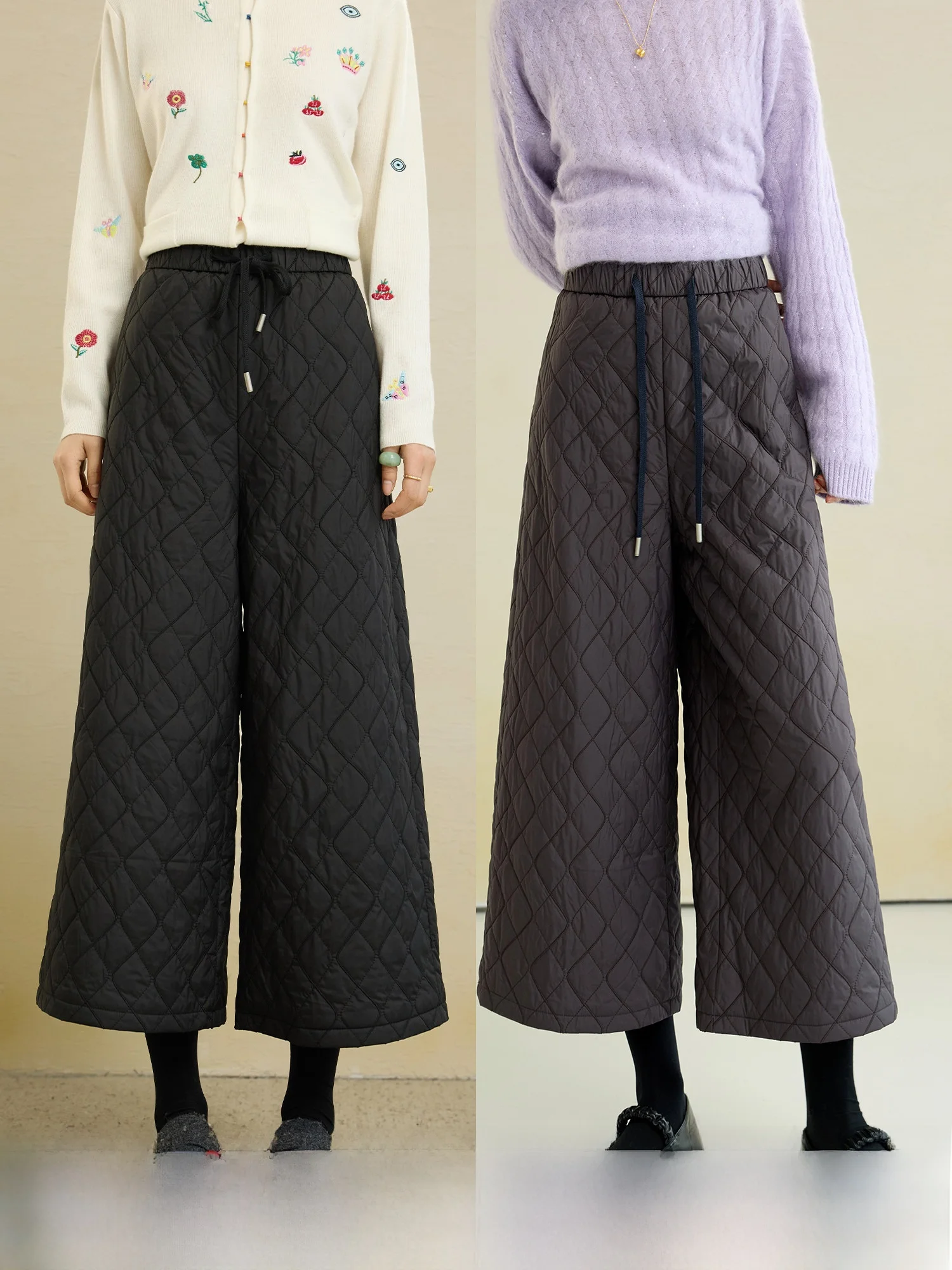 Fashionable Casual Woolen Filled Women's Eight-Piece Pants Warm Sewing Valley Leisure Trousers Spring Season Ladies Pants
Fashionable Casual Woolen Filled Women's Eight-Piece Pants Warm Sewing Valley Leisure Trousers Spring Season Ladies Pants