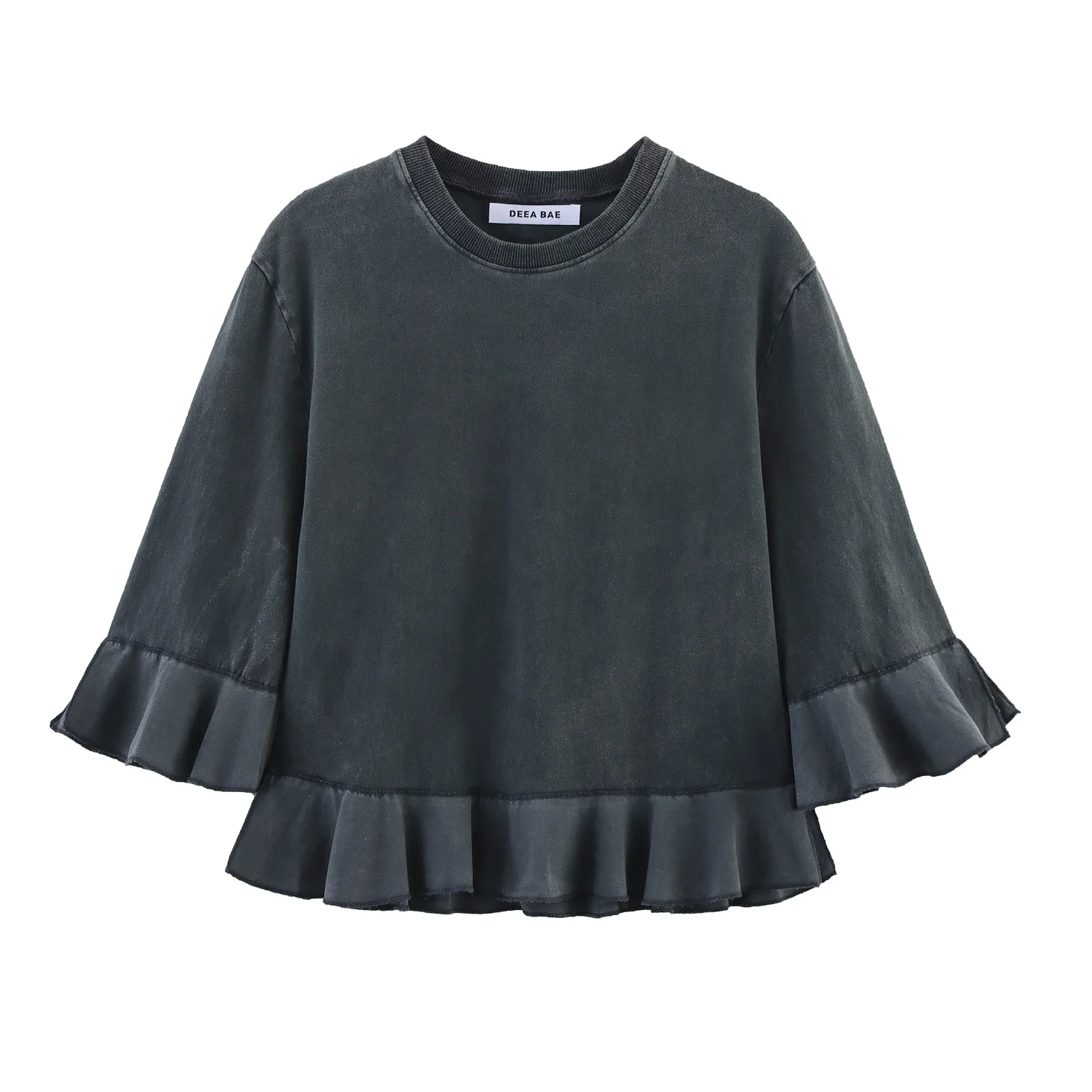Topenomi 2025 New Round Neck Patchwork Ruffled Long Sleeve Shirts Vintage Sweet Slim Fit Crop Top Chic Fashion Versatile Blouse
Topenomi 2025 New Round Neck Patchwork Ruffled Long Sleeve Shirts Vintage Sweet Slim Fit Crop Top Chic Fashion Versatile Blouse