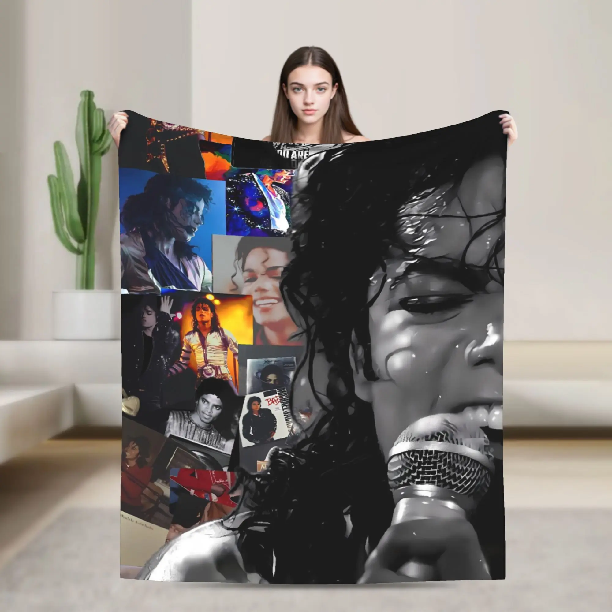 Michael Jackson Flannel Blanket Soft Durable Throw Blanket for Living Room Travel Funny Bedspread Sofa Bed Cover
Michael Jackson Flannel Blanket Soft Durable Throw Blanket for Living Room Travel Funny Bedspread Sofa Bed Cover