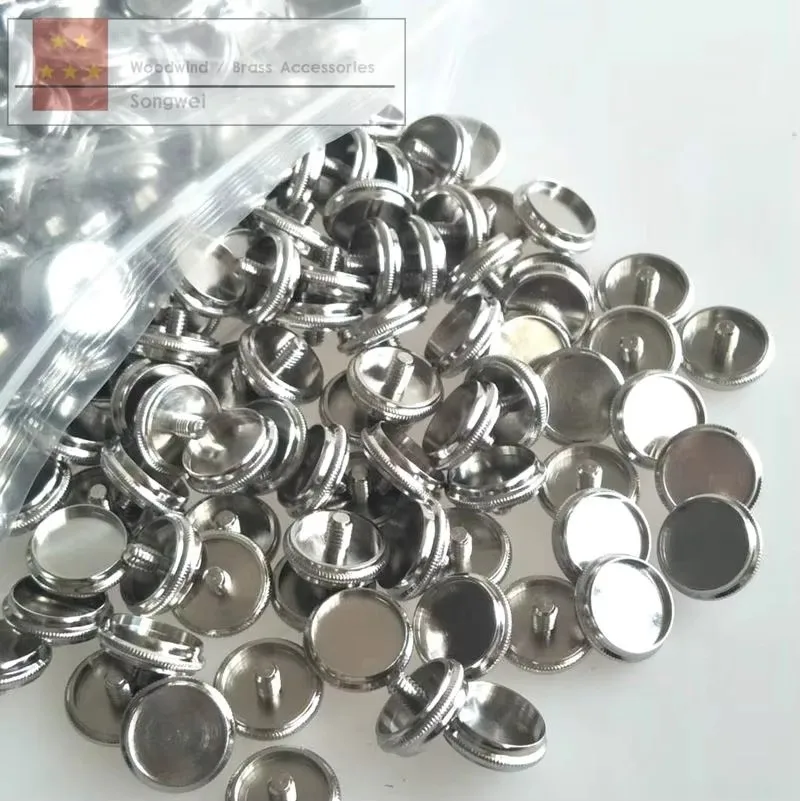 Trumpet Valve Finger Buttons No Inlays Nickel Plated Brass Instrument Repair Repalcement Parts Accessories
Trumpet Valve Finger Buttons No Inlays Nickel Plated Brass Instrument Repair Repalcement Parts Accessories