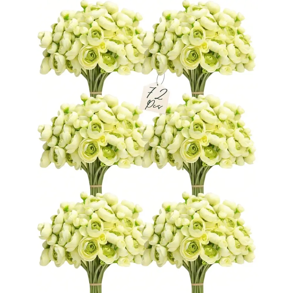 Ranunculus Artificial Flower, Faux Silk Mini Ranunculus Flowers For DIY Bouquet, Bulk Fake Wedding Filler Flowers For Centerpie
Ranunculus Artificial Flower, Faux Silk Mini Ranunculus Flowers For DIY Bouquet, Bulk Fake Wedding Filler Flowers For Centerpie