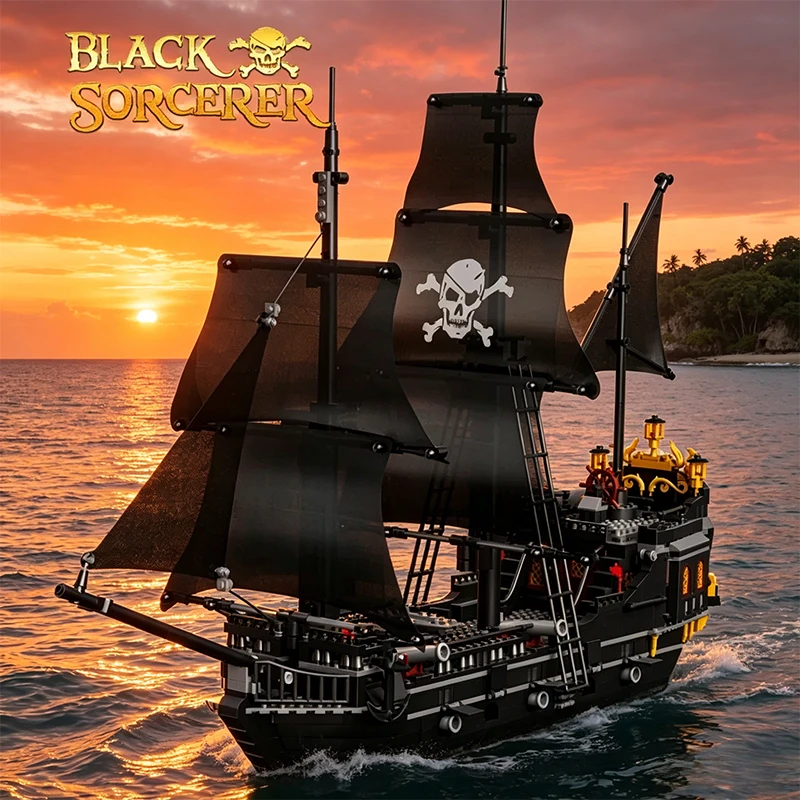 New Black Pirate Ship Building Blocks Skeleton Ghost Boat Model Assembly Bricks Toys Desktop Decoration Adult Holiday Gifts
New Black Pirate Ship Building Blocks Skeleton Ghost Boat Model Assembly Bricks Toys Desktop Decoration Adult Holiday Gifts