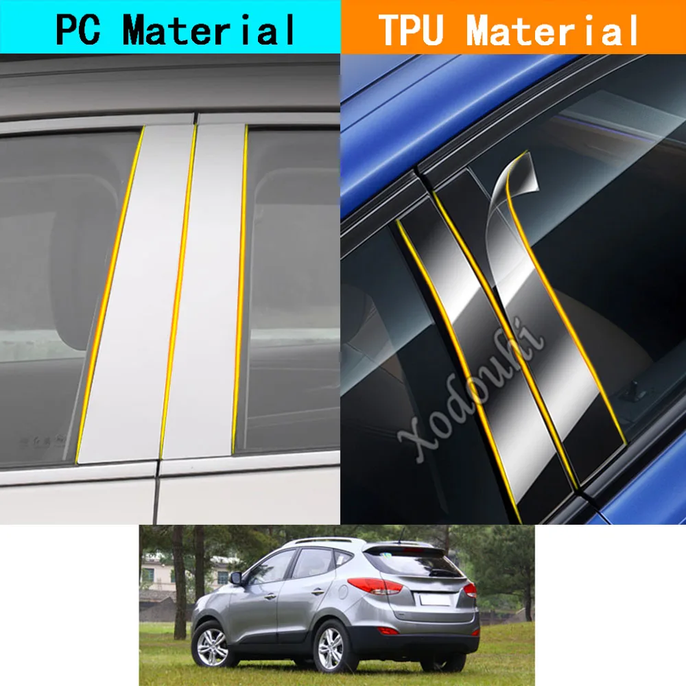 Car TPU/Glossy Mirror Pillar Post Cover Door Trim Window Sticker 6pcs For Hyundai IX35 2010 2011 2012 2013 2014 2015 2016 2017
Car TPU/Glossy Mirror Pillar Post Cover Door Trim Window Sticker 6pcs For Hyundai IX35 2010 2011 2012 2013 2014 2015 2016 2017