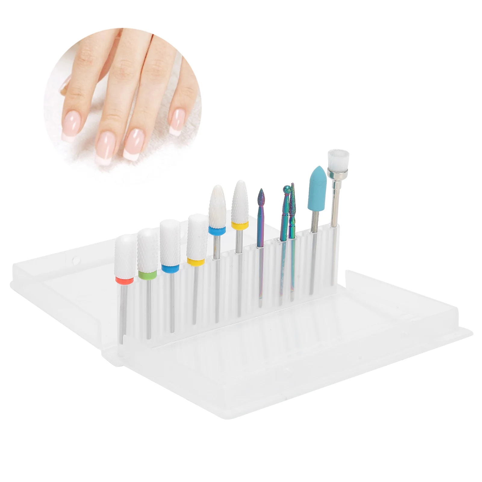 Nail Polishing Head 11pcs Tungsten Steel Nail Polishing Grinding Head Ceramic Nail Drill Bits Set Accessory
Nail Polishing Head 11pcs Tungsten Steel Nail Polishing Grinding Head Ceramic Nail Drill Bits Set Accessory