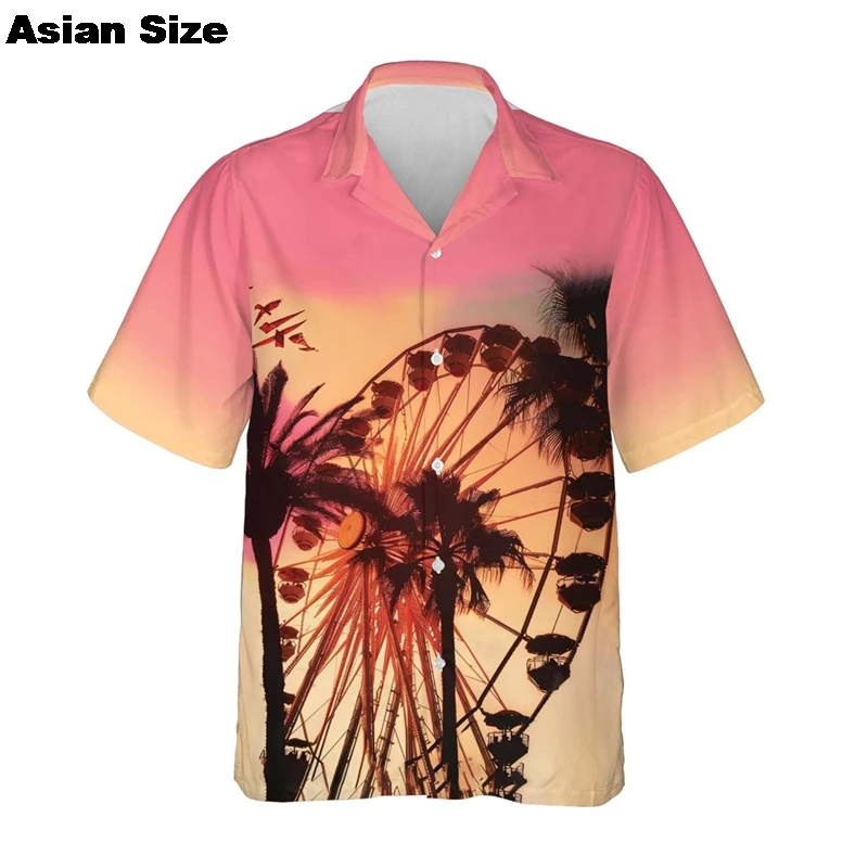2025 Summer Music Festival Beach Shirt Harajuku Ferris Wheel Graphic Shirts For Men Clothes Cute Pet Unisex Blouses Women Tops
2025 Summer Music Festival Beach Shirt Harajuku Ferris Wheel Graphic Shirts For Men Clothes Cute Pet Unisex Blouses Women Tops