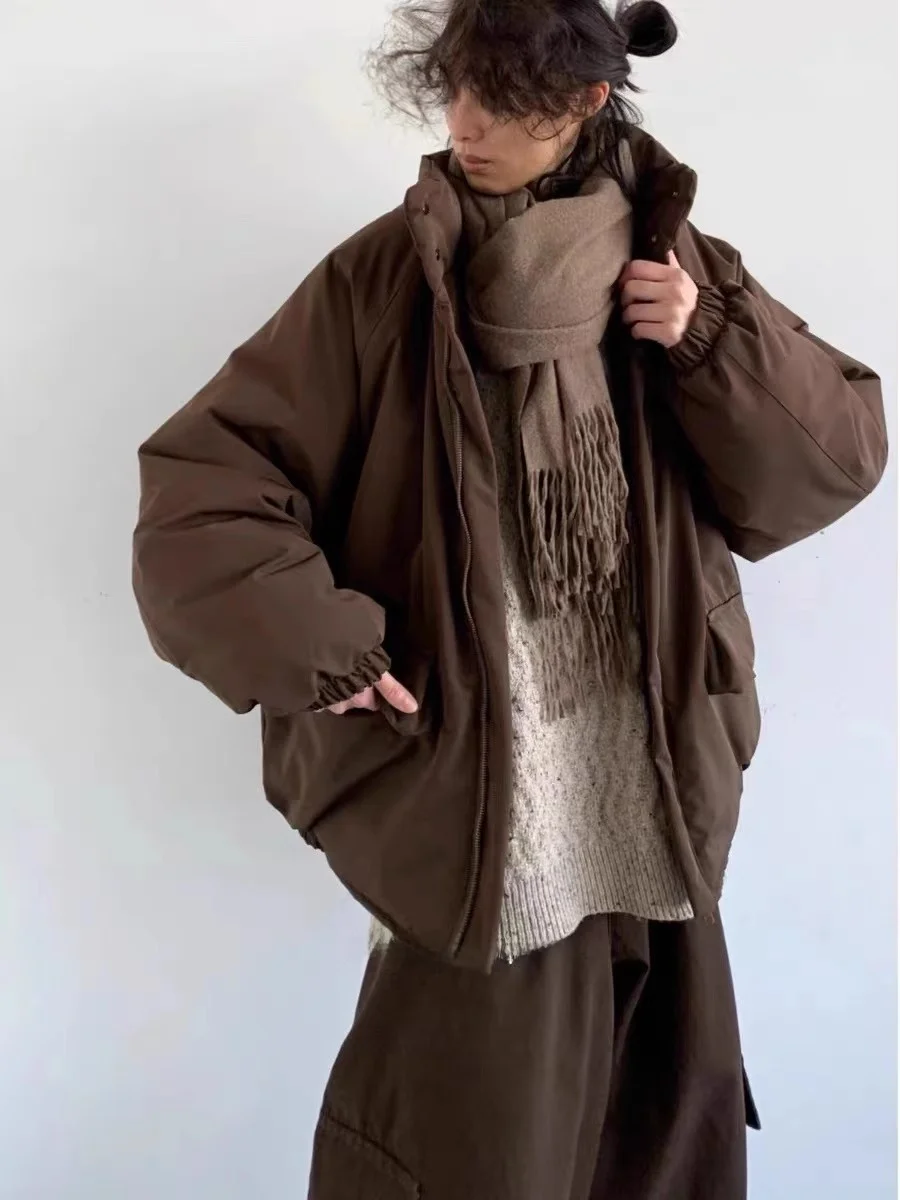 Мужская хлопковая куртка в японском ретро-стиле с воротником-стойкой, свободного кроя, с вставками на плечах, теплая, повседневная, с длинными рукавами
Мужская хлопковая куртка в японском ретро-стиле с воротником-стойкой, свободного кроя, с вставками на плечах, теплая, повседневная, с длинными рукавами