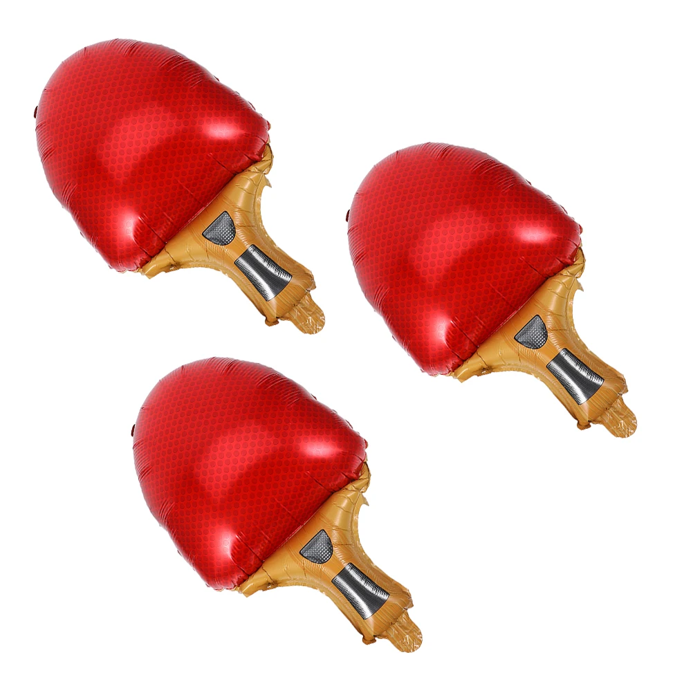 3pcs Table Tennis Racket Balloon Child Aluminum Film Sport Theme Foil Party Supplies Lightweight Outdoor BirthdayDecoration
3pcs Table Tennis Racket Balloon Child Aluminum Film Sport Theme Foil Party Supplies Lightweight Outdoor BirthdayDecoration
