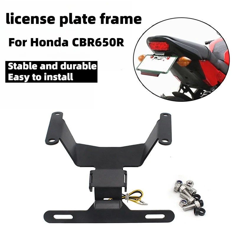 For Honda CBR650R 2018-2024 Modified motorcycle Short tail license plate holder License plate holder Short tail
For Honda CBR650R 2018-2024 Modified motorcycle Short tail license plate holder License plate holder Short tail