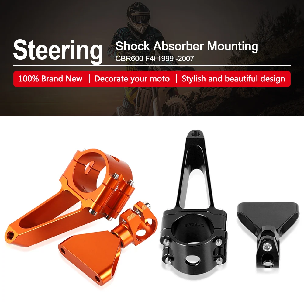Motorcycles Steering Stabilize Damper Bracket Mount Steer Damper Mounting Kits For Honda CBR600 F4i 1999 -2007 2006 CBR 600 F4 i
Motorcycles Steering Stabilize Damper Bracket Mount Steer Damper Mounting Kits For Honda CBR600 F4i 1999 -2007 2006 CBR 600 F4 i
