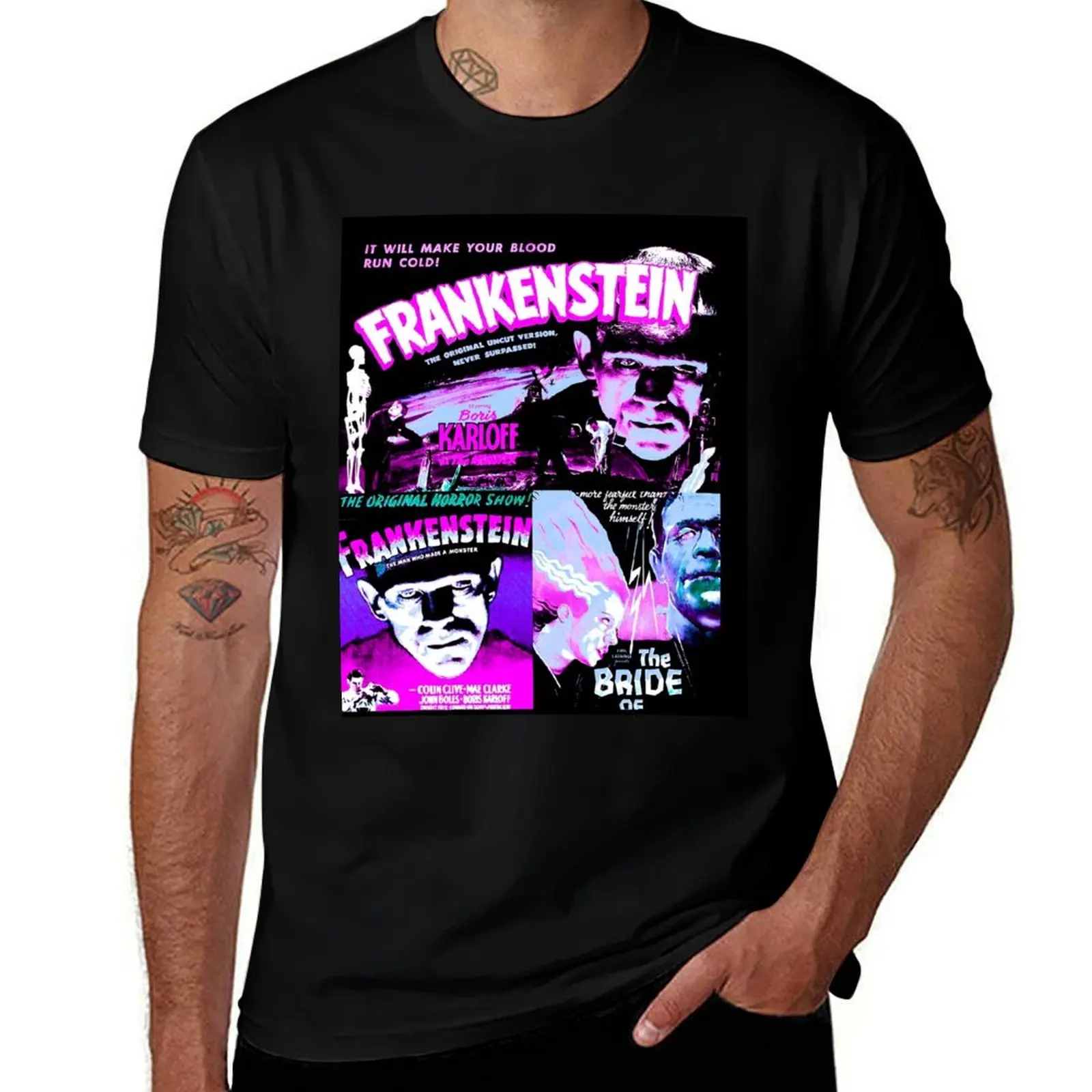 Retro Frankenstein Monster-Vintage Sci-fi Horror Scary Monster Movie Vintage Print - Classic Horror Science Fiction Movi T-Shirt
Retro Frankenstein Monster-Vintage Sci-fi Horror Scary Monster Movie Vintage Print - Classic Horror Science Fiction Movi T-Shirt