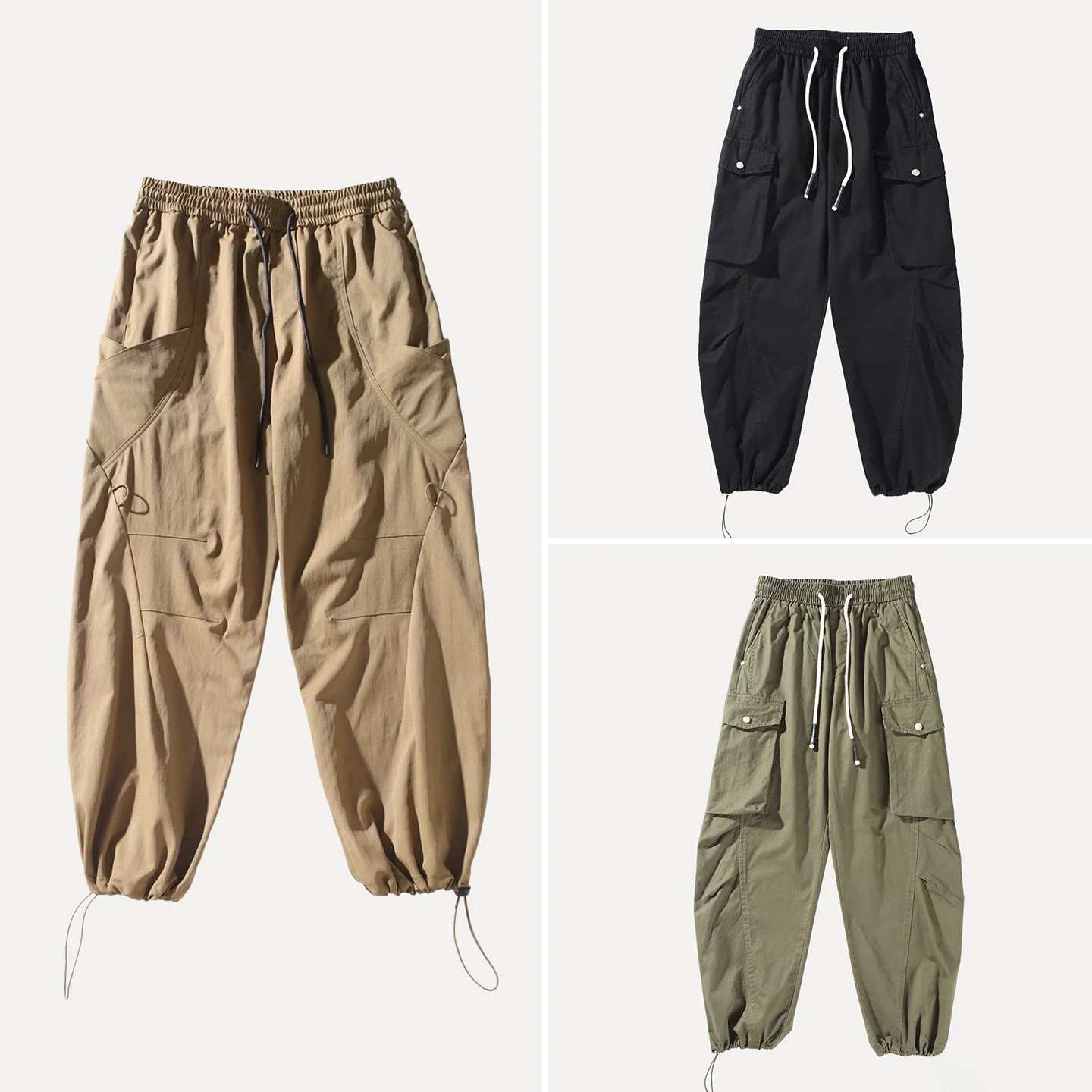Cool Simple Loose Straight Leg Workwear Trousers for Men Elastic Cuff Casual Pants Autumn New Arrival Z Brand
Cool Simple Loose Straight Leg Workwear Trousers for Men Elastic Cuff Casual Pants Autumn New Arrival Z Brand