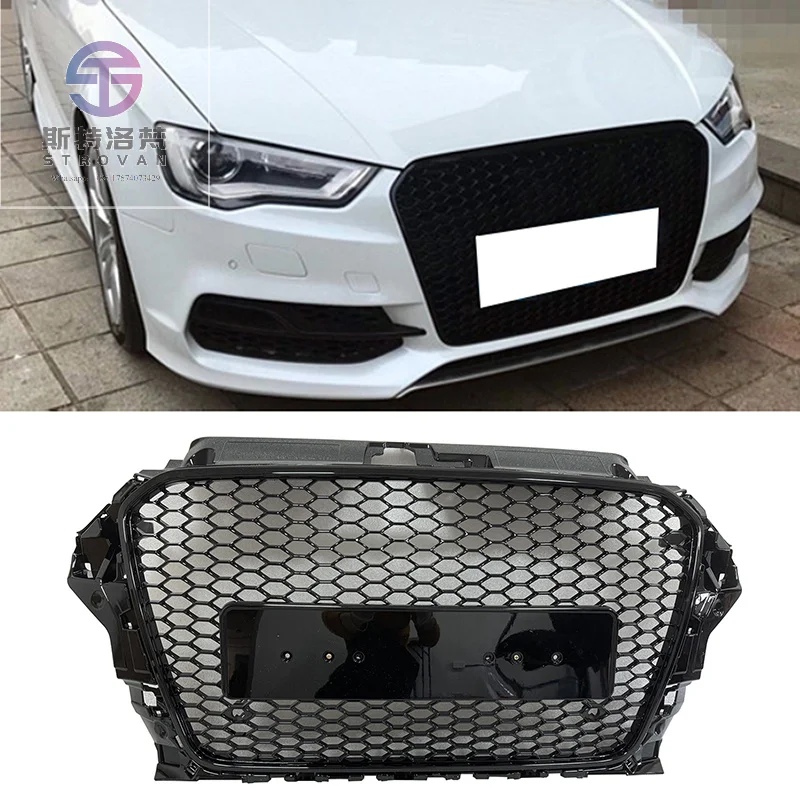 High Quality Car Body Kit ABS Honeycomb Grille Without Logo Style for audis A3 S3 Upgrade to RS3 2014-2016
High Quality Car Body Kit ABS Honeycomb Grille Without Logo Style for audis A3 S3 Upgrade to RS3 2014-2016