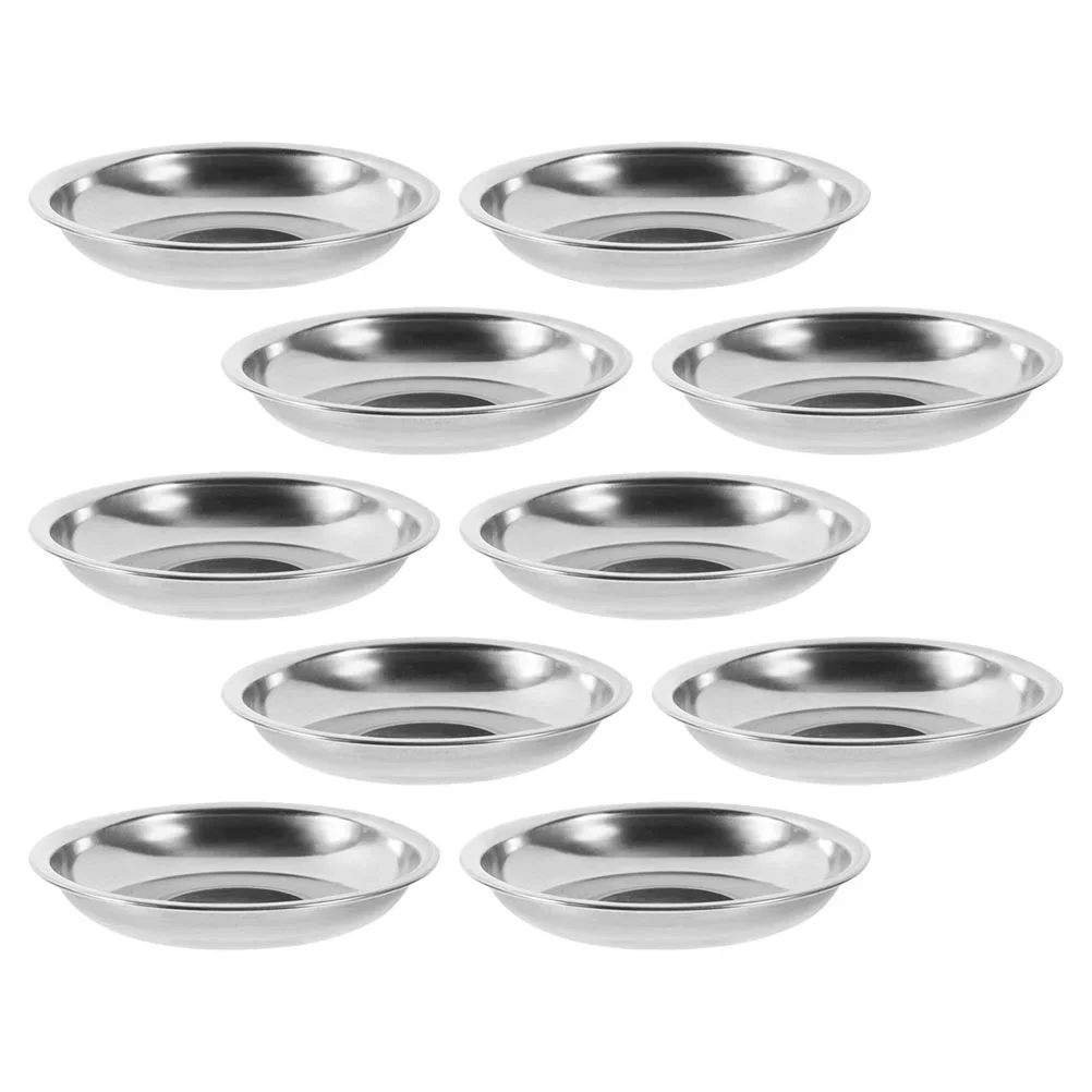 Pcs Sauce Dish Stainless Steel Dipping Bowls Round Metal Plates Food Flavor Seasoning Dishes Small Gear Serving Plates
Pcs Sauce Dish Stainless Steel Dipping Bowls Round Metal Plates Food Flavor Seasoning Dishes Small Gear Serving Plates