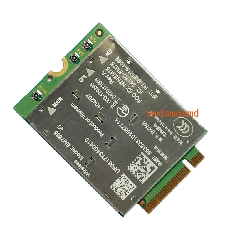 EM7565 4G LTE Module CAT-12 600Mbps CBRS Cat12 NGFF Module Cat12 NGFF Module For Laptop Wireless
EM7565 4G LTE Module CAT-12 600Mbps CBRS Cat12 NGFF Module Cat12 NGFF Module For Laptop Wireless