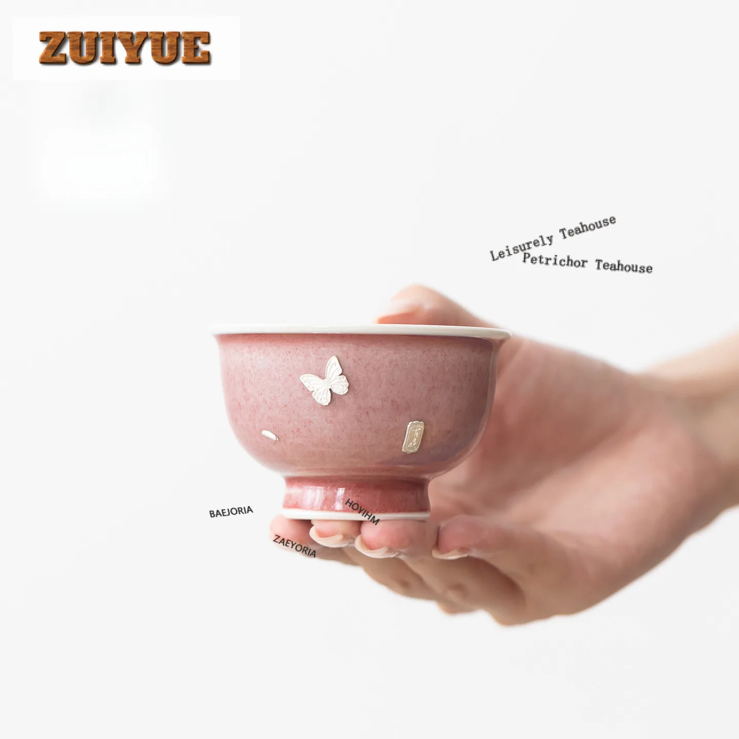 70ml Butterfly Silver Saw Nail Teacup Boutique Tea Bowl Cup For Tea Tea-tasting Meditation Cup Chazhan Master Cups Tea Services
70ml Butterfly Silver Saw Nail Teacup Boutique Tea Bowl Cup For Tea Tea-tasting Meditation Cup Chazhan Master Cups Tea Services