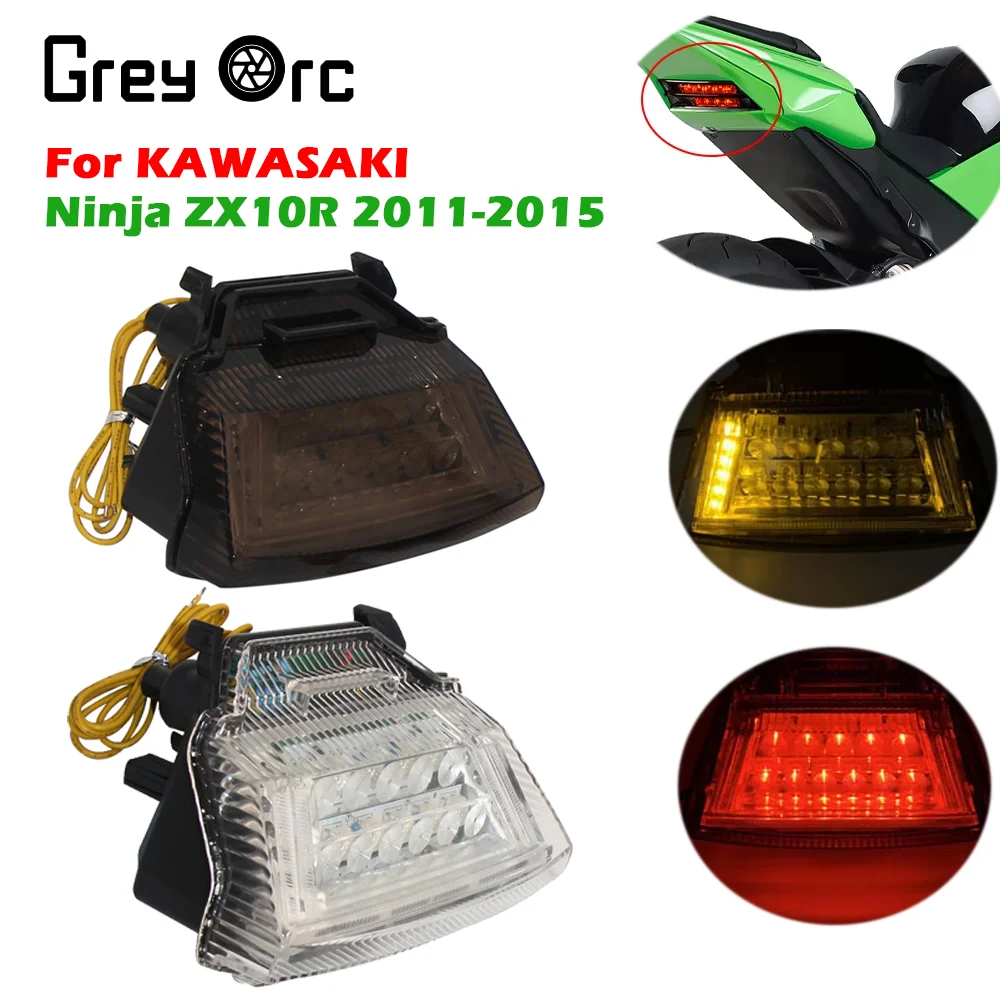 For Kawasaki Ninja ZX10R ZX-10R ZX1000 2011 2012 2013 14 2015 Rear Tail Brake Turn Signals Integrated Led Light Motorcycle light
For Kawasaki Ninja ZX10R ZX-10R ZX1000 2011 2012 2013 14 2015 Rear Tail Brake Turn Signals Integrated Led Light Motorcycle light