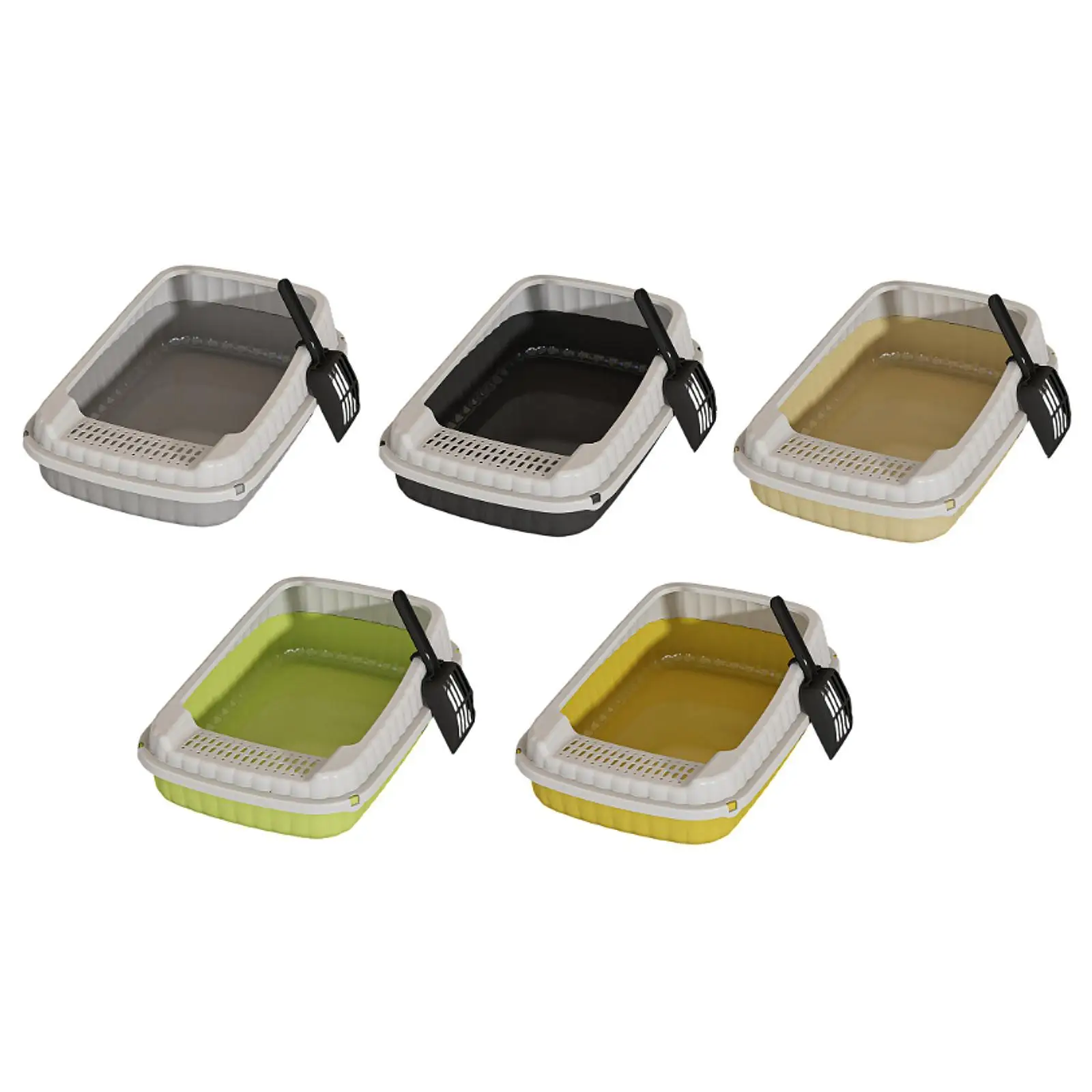 Detachable Cat Litter Box PP Material Enclosure Open Top Kitten Toilet Anti Overflow Cat Litter Tray for Small Pets
Detachable Cat Litter Box PP Material Enclosure Open Top Kitten Toilet Anti Overflow Cat Litter Tray for Small Pets