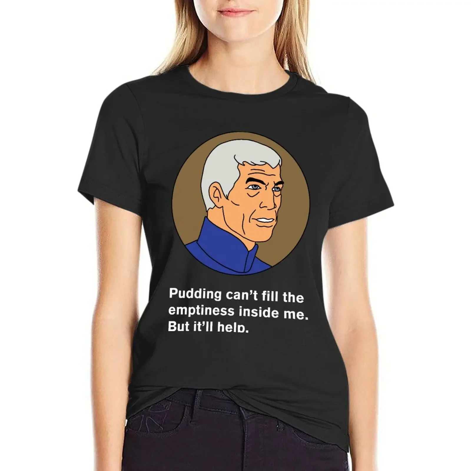 Sealab 2021 Pudding II T-Shirt anime clothes plus size tops customs female cute t-shirts for Women
Sealab 2021 Pudding II T-Shirt anime clothes plus size tops customs female cute t-shirts for Women