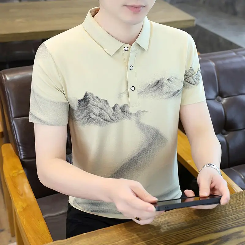 Stylish Summer Men's Casual Polo Shirt Short Sleeve T-Shirt New Fashion Collar Top for Young Adults Trendy Wear
Stylish Summer Men's Casual Polo Shirt Short Sleeve T-Shirt New Fashion Collar Top for Young Adults Trendy Wear