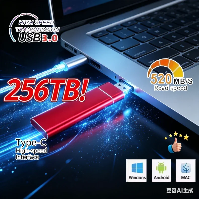 Mini Portable USB SSD 2TB High-speed Original Mass Storage SSD USB3.0 External Hard Drive for SSD Computer Laptop
Mini Portable USB SSD 2TB High-speed Original Mass Storage SSD USB3.0 External Hard Drive for SSD Computer Laptop