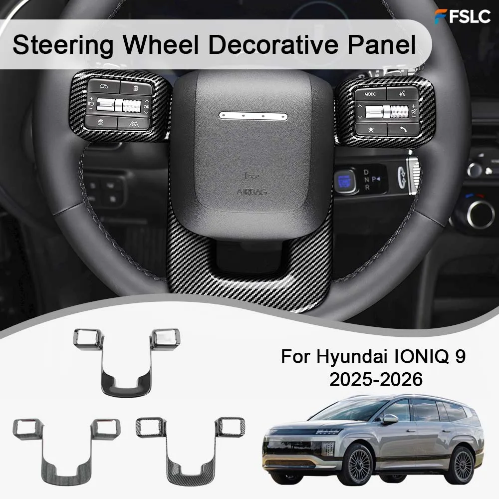 Car Decoration Steering Wheel Decorative Panel For Hyundai IONIQ 9 2025-2026 Automotive Interior Car Styling Upgrade
Car Decoration Steering Wheel Decorative Panel For Hyundai IONIQ 9 2025-2026 Automotive Interior Car Styling Upgrade