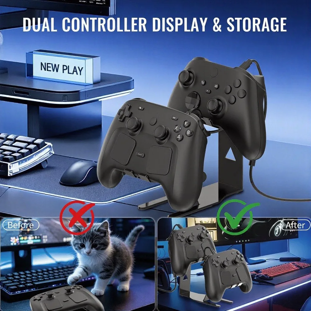 1 Set Handle Metal Desktop Storage Stand For JYS-SDM012 Controller/PS5/Switch Convenient Cable Management Space-Saving Tool
1 Set Handle Metal Desktop Storage Stand For JYS-SDM012 Controller/PS5/Switch Convenient Cable Management Space-Saving Tool