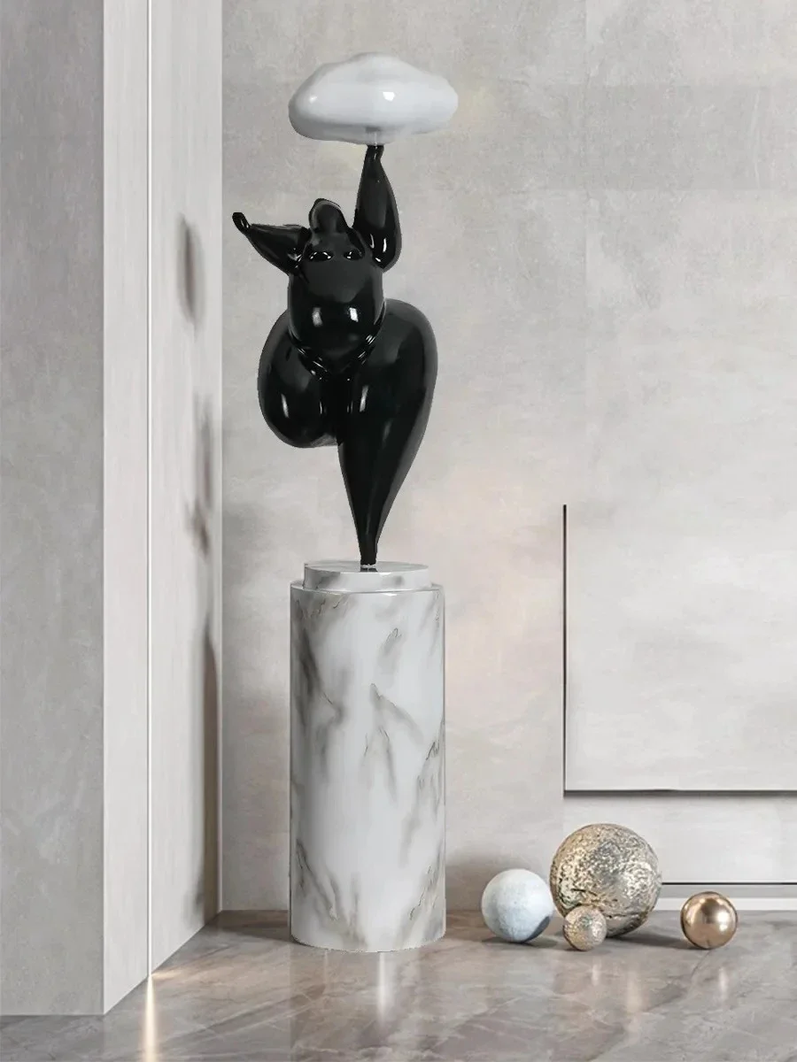 Figure Sculpture Floor Ornaments Hallway Hotel Lobby Corridor Light Luxury Abstract Art Clouds
Figure Sculpture Floor Ornaments Hallway Hotel Lobby Corridor Light Luxury Abstract Art Clouds
