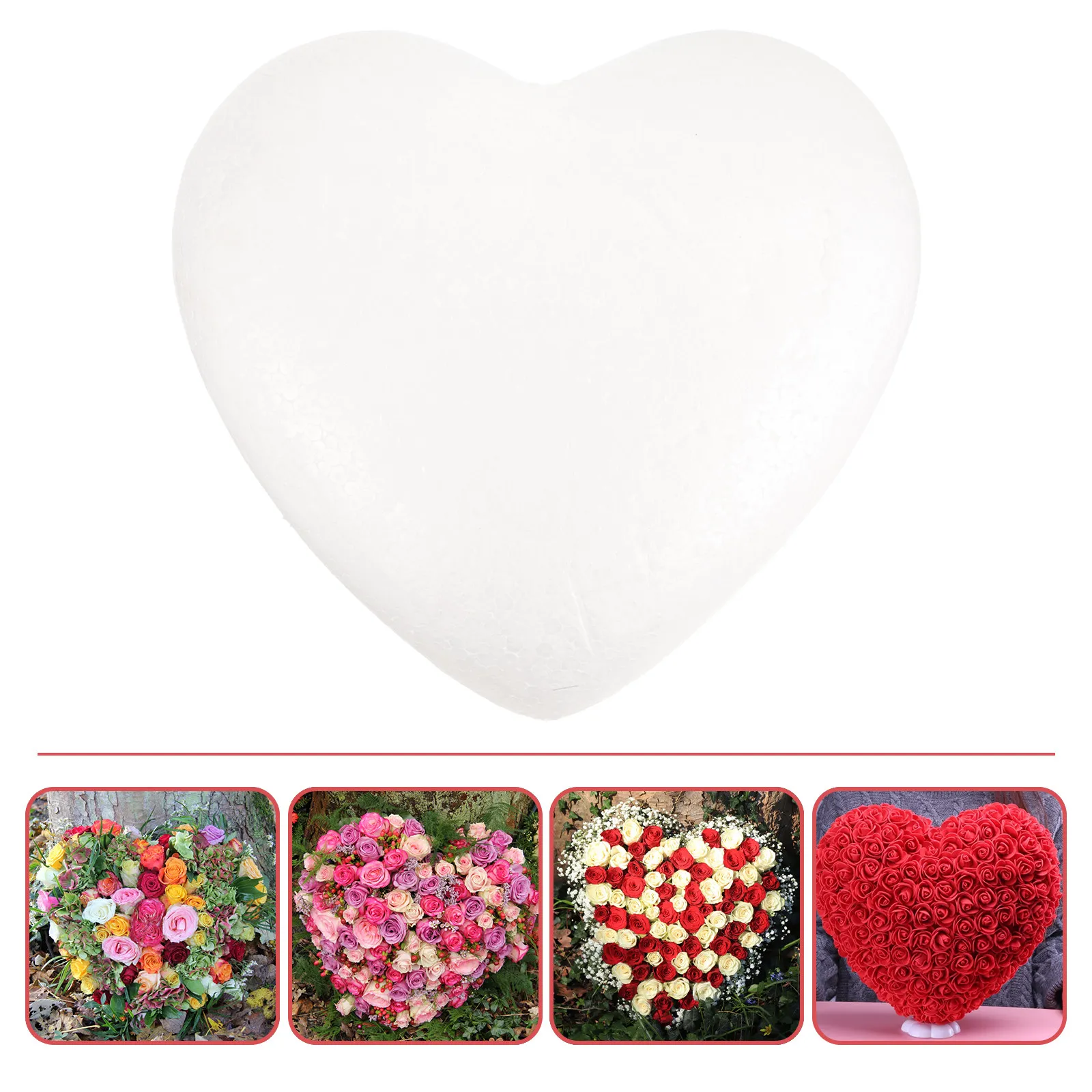 White 23Cm Heart Shape Modeling Craft Polystyrene Foam DIY Wedding Decoration Valentine Crafts White Modeling Foaming
White 23Cm Heart Shape Modeling Craft Polystyrene Foam DIY Wedding Decoration Valentine Crafts White Modeling Foaming